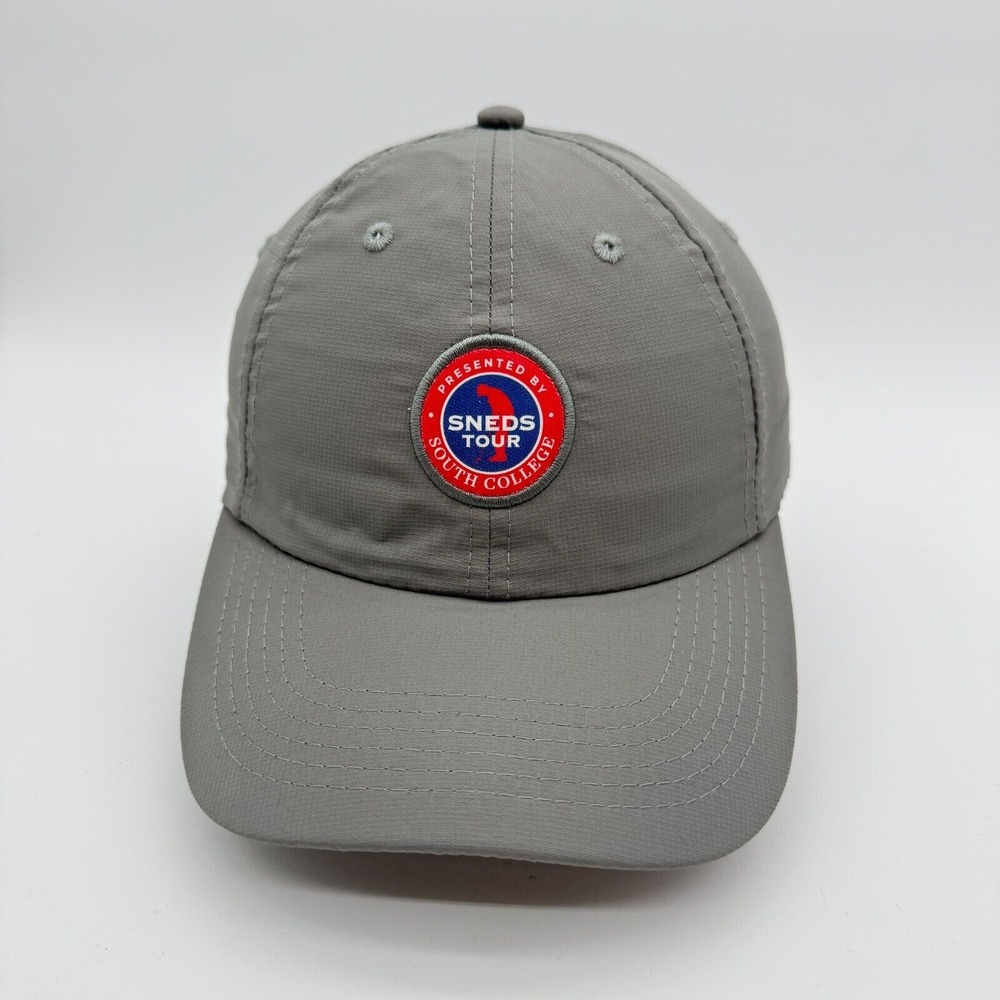 Sneds Golf Tour‎ Imperial Cap Hat Gray Adjustable Hook & Loop South College